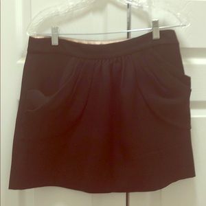JCrew Black Mini Skirt